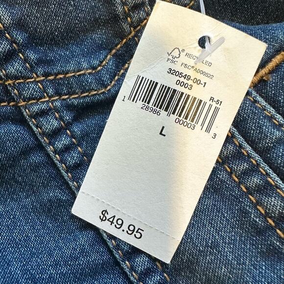 NWT Gap Kids Denim Trucker Jacket Large - Picture 3 of 8